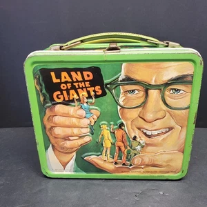 Vintage 1968 Land Of The Giants Metal Lunchbox ALADDIN NO THERMOS Iunch Box Nice - Picture 1 of 18