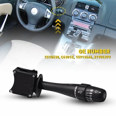 Interruptor limpiaparabrisas ajuste para parabrisas MALIBU CHEVROLET 2004-2010 PONTIAC G5 2007-10 Foto 1 de 4