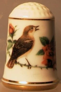 * Dé à coudre de collection Thimble - LUSCINIA MEGARHYN - Imagen 1 de 1