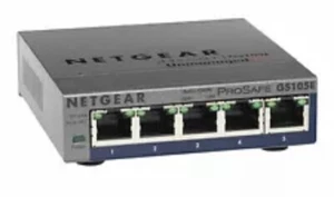 NetGear 5-Port Gigabit Ethernet Switch ProSafe Plus Switch GS105E-200NAS - Picture 1 of 7