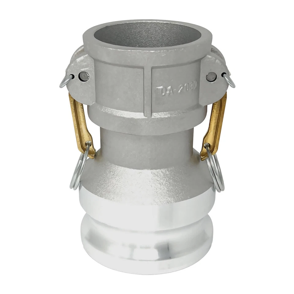 Gloxco Aluminum Type DA Cam and Groove Hose Fitting, Reducer, 2" Female Coupl...