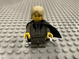 LEGO Harry Potter Lucius Malfoy Minifigure~Dark Grey hp018 Set 4731