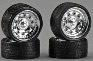 Pegasus 1/24-1/25 Magnums 23" Chrome Rims w/Tires 4pcs PGS2312-NEW - Picture 1 of 1