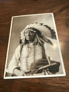 Vintage Post Card Indian Chief Red Cloud - Picture 1 of 2