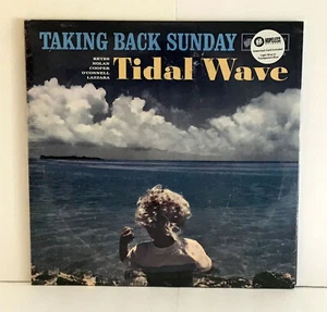 TAKING BACK SUNDAY tidal wave DOUBLE Lp 2-COLOR BLUE SWIRL Vinyl Record , SEALED - Picture 1 of 3