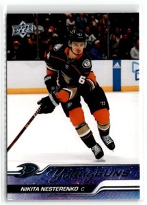 2023-24 Upper Deck Series 1 Young Guns Nikita Nesterenko #230 Anaheim Ducks