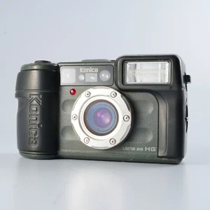 GOOD Konica 現場監督 ( GENBAKANTOKU ) Lens 28 HG Point & Shoot Film Camera - Picture 1 of 24