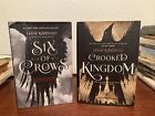 SIGNED/INSCRIBED *SPRAYED EDGES* 1ST EDITION SET Leigh Bardugo SIX OF CROWS 
