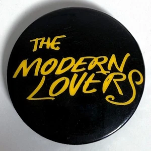 RARE Vintage 1970s THE MODERN LOVERS pin Jonathan Richman band button badge - Picture 1 of 2