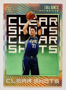 2019-20 Illusions Luka Doncic Emerald Clear Shots Insert SP 10 Mavs Lakers Green - Bild 1 von 12