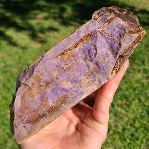 PURPLE JADE LAPIDARY ROUGH CARVING ROUGH FROM TURKEY 3LB 14.6OZ - Picture 1 of 6
