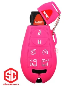 1x New Key Fob Remote Fobik Silicone Cover Fit - For Chrysler Dodge VW... - Picture 1 of 2