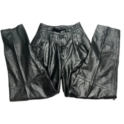 Women's Vintage Leather Pants Size 4 - Image 1 of 4