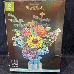 Bausteine / Free Tribe 11001 Flower Series the Words Of Azure Flowers - Bild 1 von 4