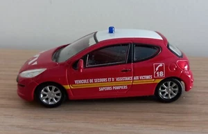 PEUGEOT 207 SAPEURS-POMPIERS 1/43 MONDO MOTORS - Imagen 1 de 2