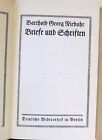 Briefe Und Schriften. Riebuhr, Barthold Georg Und Ludwig Lorenz: