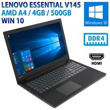 COMPUTER PORTATILE NOTEBOOK LENOVO 15,6" AMD A4 4GB DDR4 500GB WEBCAM WINDOWS 10
