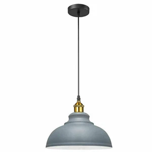 Año Retro Industrial Style Metal Lámpara de techo Pantalla Colgante Paño - Imagen 1 de 7