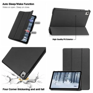 Shockproof Tablet Cover Auto Sleep/Wake Folding Folio Case for Nokia T21 T20 - Picture 1 of 20