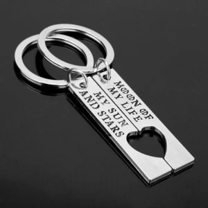 Game Of Thrones Sun & Stars Moon Of My Life 2x Couples Set Keyring - Picture 1 of 8