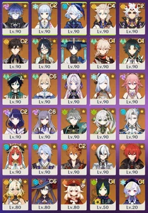 Genshin Impact Asia Flins Citlali Kazuha Furina Raiden Ayaka Albeldo Yae miko - Picture 1 of 17