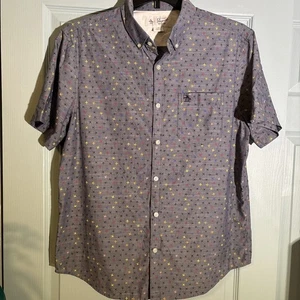 Pinguin Button Down Chambray Hemd Flugzeuge Gr. Large - Bild 1 von 6