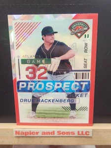 2024 Panini Drue Hackenberg Red Holo Prizim #184 - Picture 1 of 2