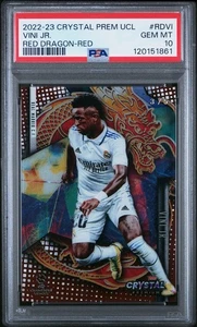 2023 Topps Crystal Vini Red Dragon Red /5 Refractor PSA 10 - Picture 1 of 2