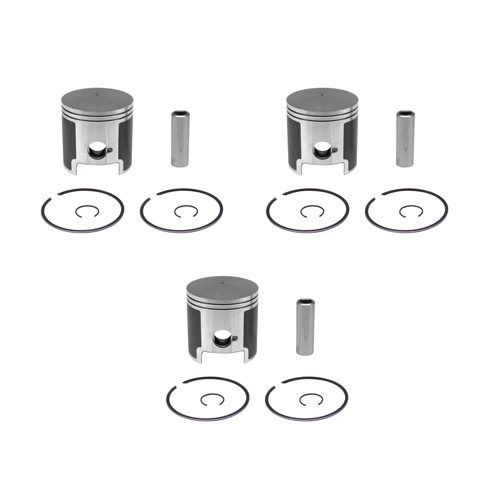 3 kits de pistón de diámetro estándar SPI para Polaris Indy 650 SKS RXL 1988-1997 67,75 mm Foto 1 de 1