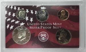 2002 S U.S. MINT SILVER PROOF SET! AMAZING PIECE! MUST HAVE! WOW! NR #G80 - Picture 1 of 3