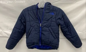 The North Face Jacket Boy's Blue Reversible Jacket Size XXS - Picture 1 of 6