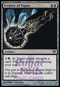 Scepter of Fugue 1x FOIL CON MTG Conflux Rare MINT black artifact - Picture 1 of 1