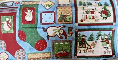  Fabric Panel Arctic Holiday Panel Debbie Mumm For SSI 100% Cotton Quilting  - Image 1 of 4