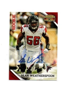 2010 Panini Gridiron Gear Autographs Gold X's #240 Sean Weatherspoon 087/299 - Picture 1 of 2
