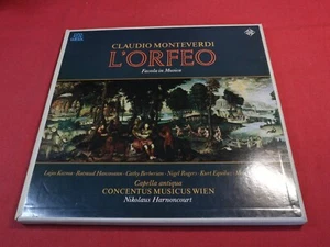 Monteverdi L'ORFEO - Harnoncourt Telefunken SKH 21 Germany 3 LP-Box sehr gut - Foto 1 di 3