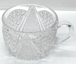 Antique EAPG Heisey Fandango Glass Punch Cup, pre-Diamond H mark, 1896-1905 - Picture 1 of 8