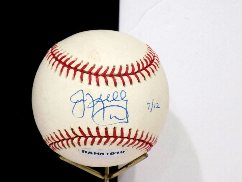 JIM KELLY HOF Signed Autograph Auto #7/12 MLB Baseball SWEET SPOT  UDA 💎 COA - Image 1 of 4