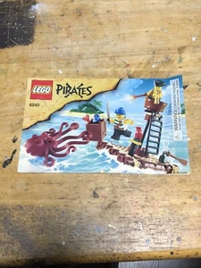LEGO Pirates Kraken Attackin 6240 Instruction Manual Booklet Only - Picture 1 of 2