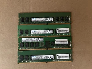 LOT 4 SAMSUNG 32GB 4x8GB M378A1K43BB1-CPB PC4-17000 DDR4 DESKTOP MEMORY J5-3(2) - Picture 1 of 3