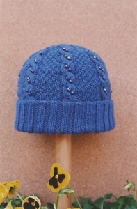 Cabin Fever Knitting Pattern 128 Beaded Cable Hat - Ladies Medium - Pattern Only - Picture 1 of 3