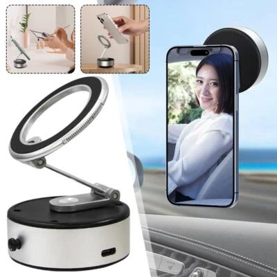 Electric Suction Cup Mobile Phone Car Holder Portable Desktop Holder F7T5 FAST - Image 1 of 4