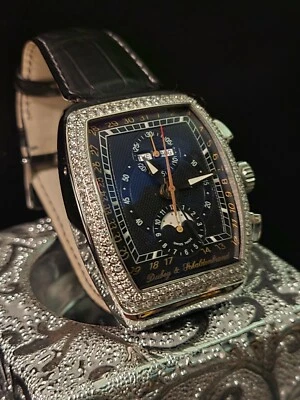 Increíble y Raro Reloj Suizo Dubey & Schaldenbrand Grand Chrono Astro Diamante  Foto 1 de 4