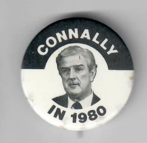 Botón de campaña presidencial John Connally de 1980 violonchelo de 1 1/2 - Imagen 1 de 1