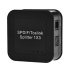  Tragbarer 1-in-3-Ausgang SPDIF / Toslink Digital Optical Audio