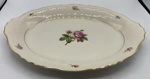 Federal Shape Syracuse China Oval Platter Victoria Rose 14" x 10" - Picture 1 of 1