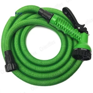 Tubo Irrigazione Estensibile Da Giardino Acqua Pompa Con Pistola 1/2 3/4 45Mt - Foto 1 di 12