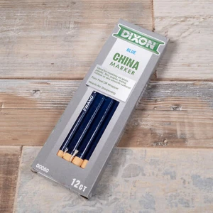 Dixon Blue China Marker Peel off Chinagraph Pencil Glass Porcelain Metal - Picture 1 of 3