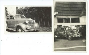 2 Foto della stessa AUTO Chevy Chevrolet 1938 prima e dopo incidente automobilistico - Foto 1 di 2