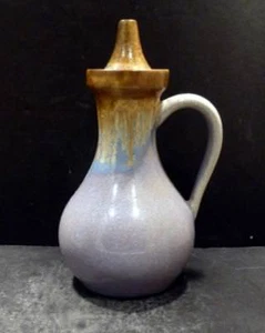Pigeon Forge Lavender, Gray, Blue And Brown Oil Lamp Douglas Ferguson, 8" - MINT - Picture 1 of 1