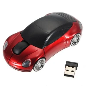 1600DPI Car Shaped Wireless Mouse Cartoon Wireless Mouse for Laptop/PC Home - Picture 1 of 21